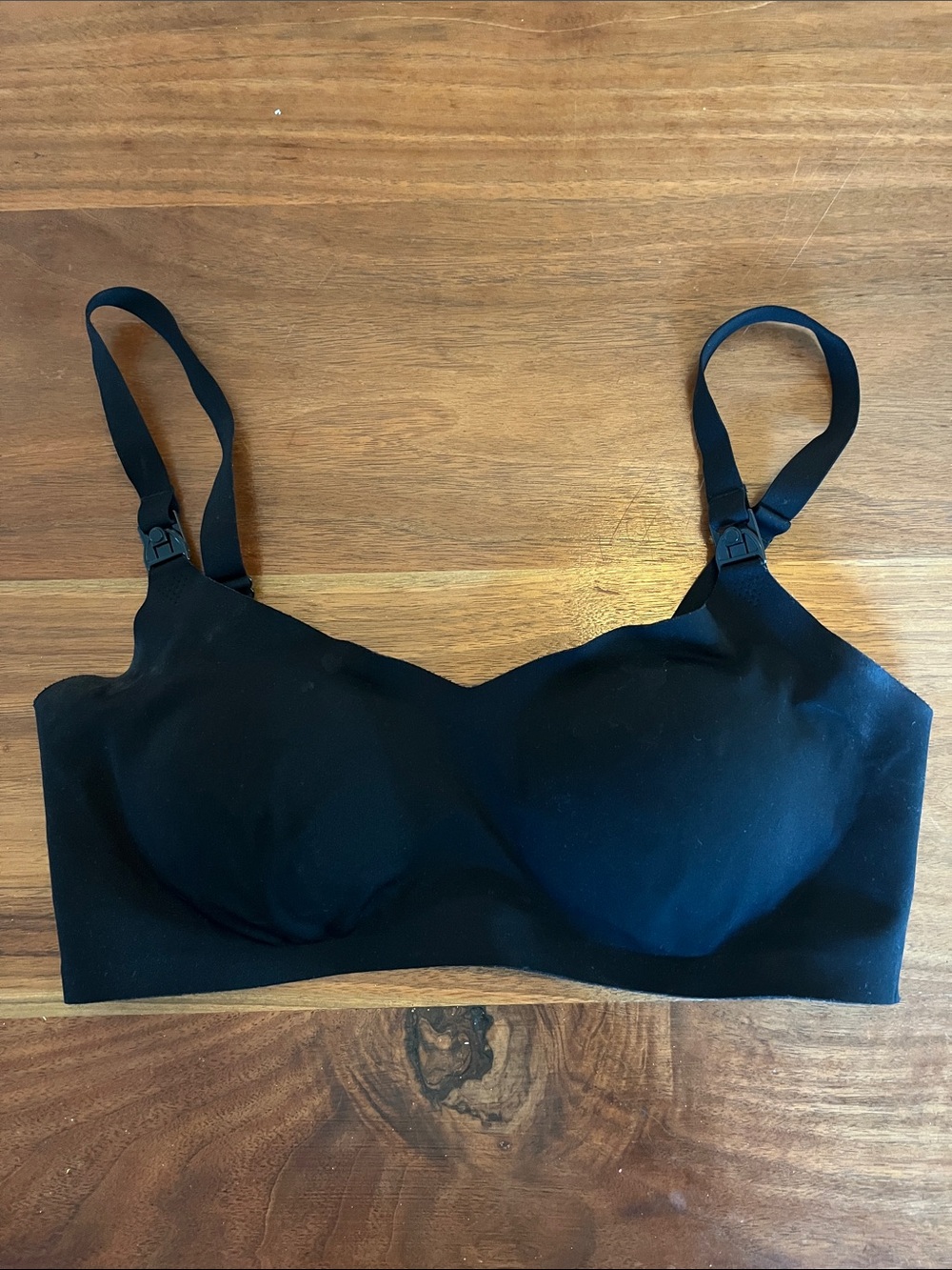 Kindred Bravely Black Seamless Maternity/Nursing Bra - Small
